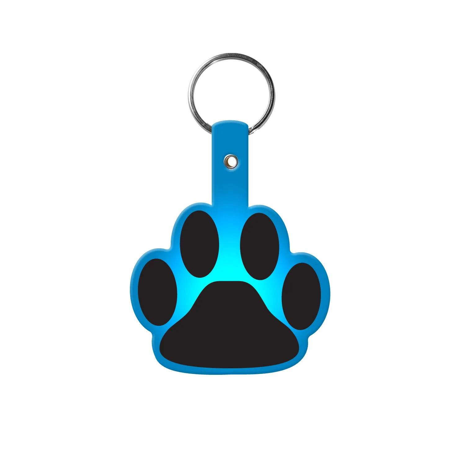 Paw Flexible Key Tag view 2