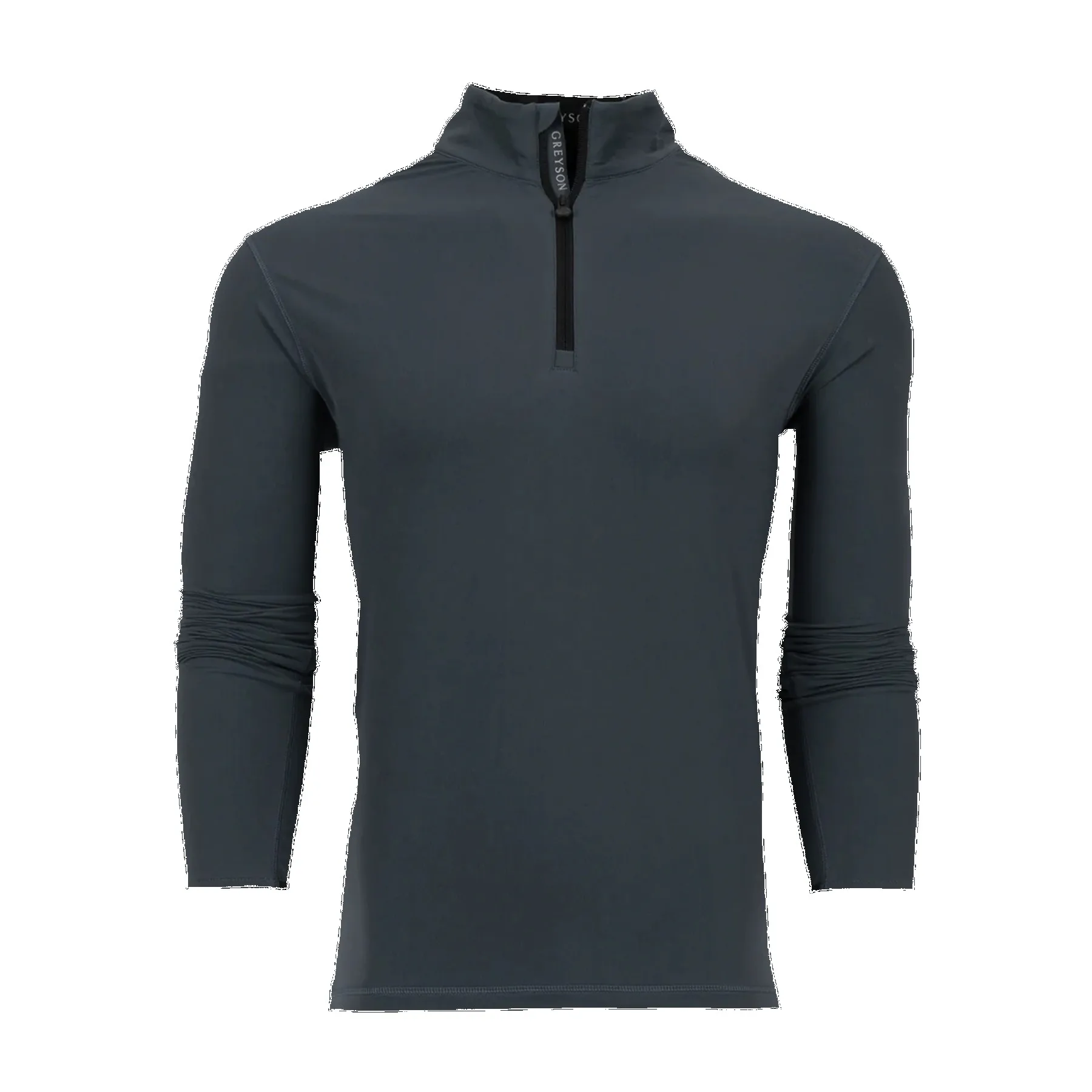 Greyson Tate Mock Neck Quarter-Zip - Stingray Grey
