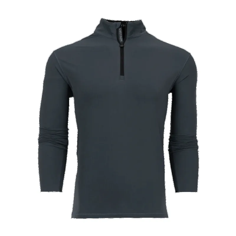 Greyson Tate Mock Neck Quarter-Zip - Stingray Grey