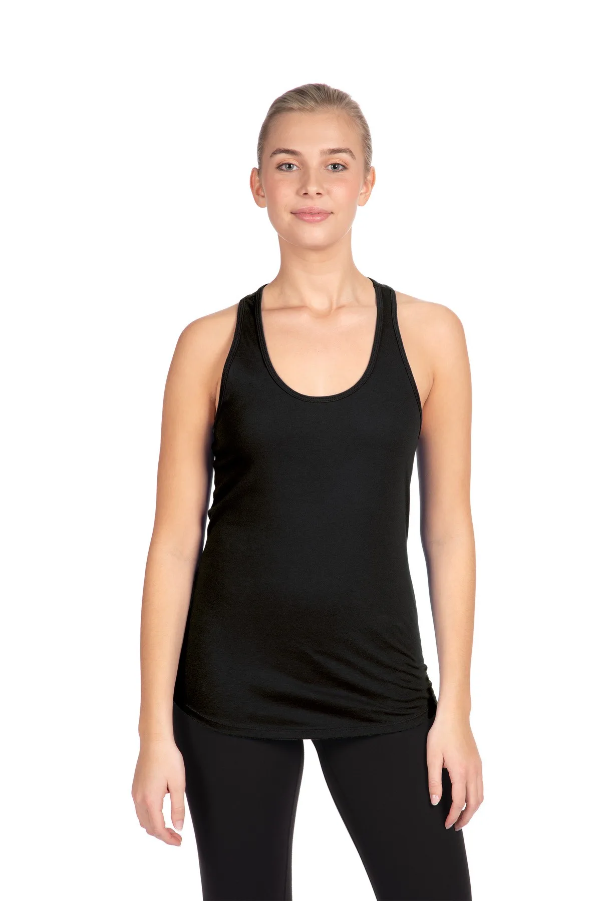 Next Level Apparel® Women's Ideal Racerback Tank — Black