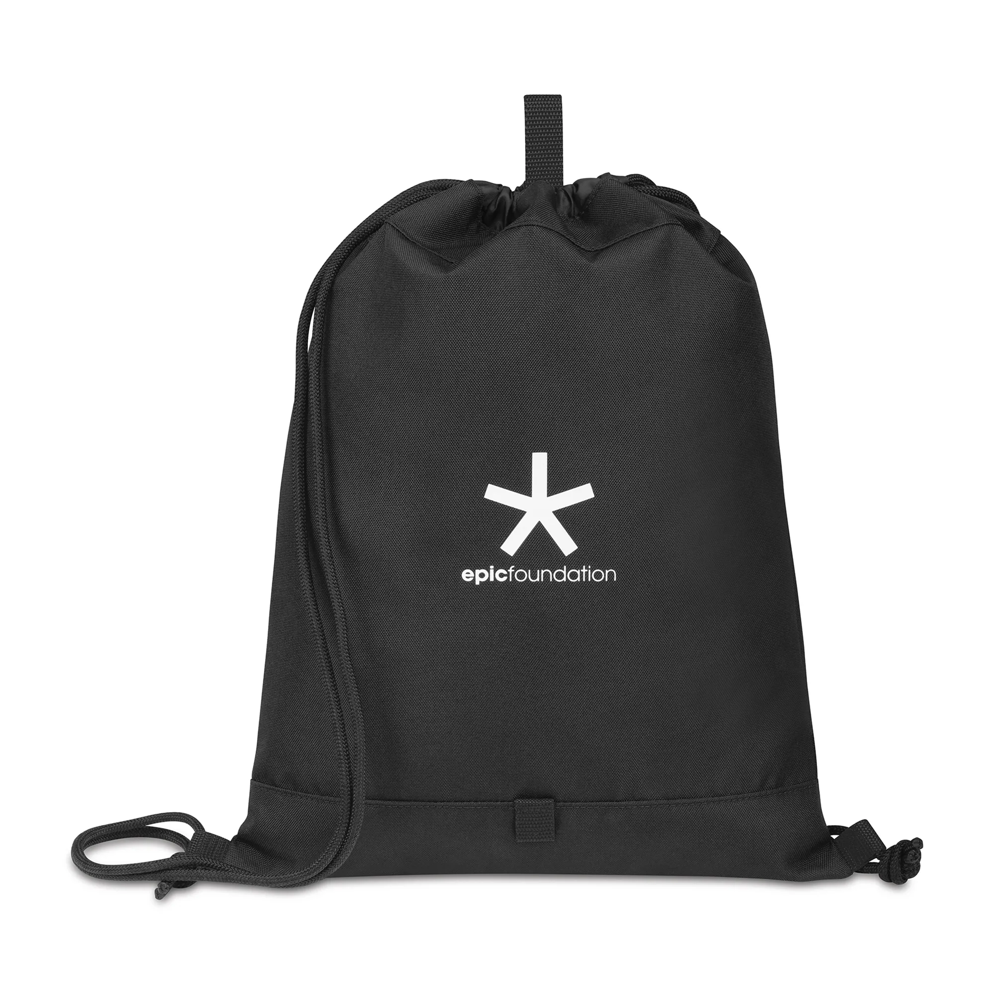 Repeat Recycled Poly Cinchpack - Black