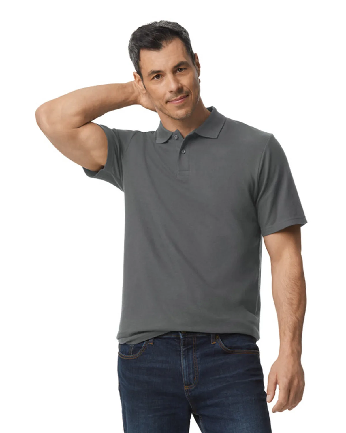 Gildan Men's Softstyle Double Pique Polo view 2