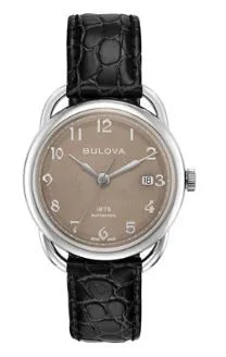 Citizen® Joseph Bulova Commodore Men's Leather Strap Watch w/Brown Dial