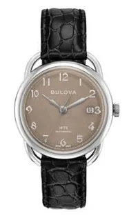 Citizen® Joseph Bulova Commodore Men's Leather Strap Watch w/Brown Dial