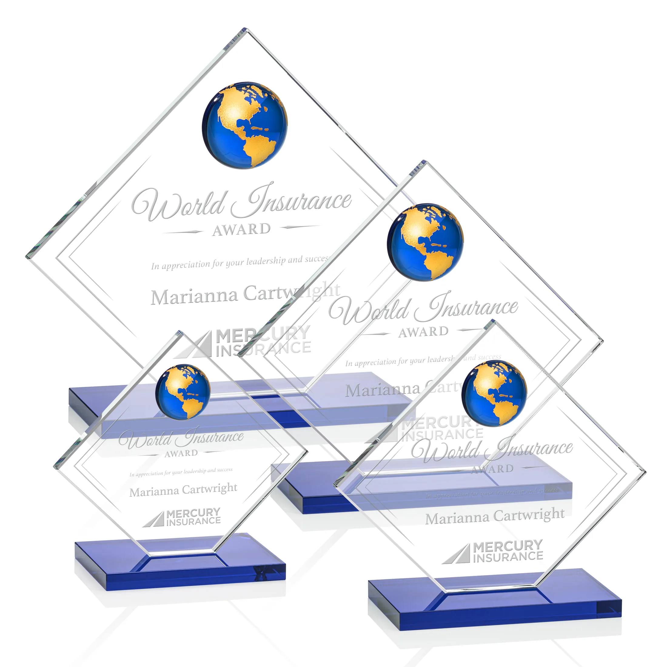 Deep Etch, Blue, Gold