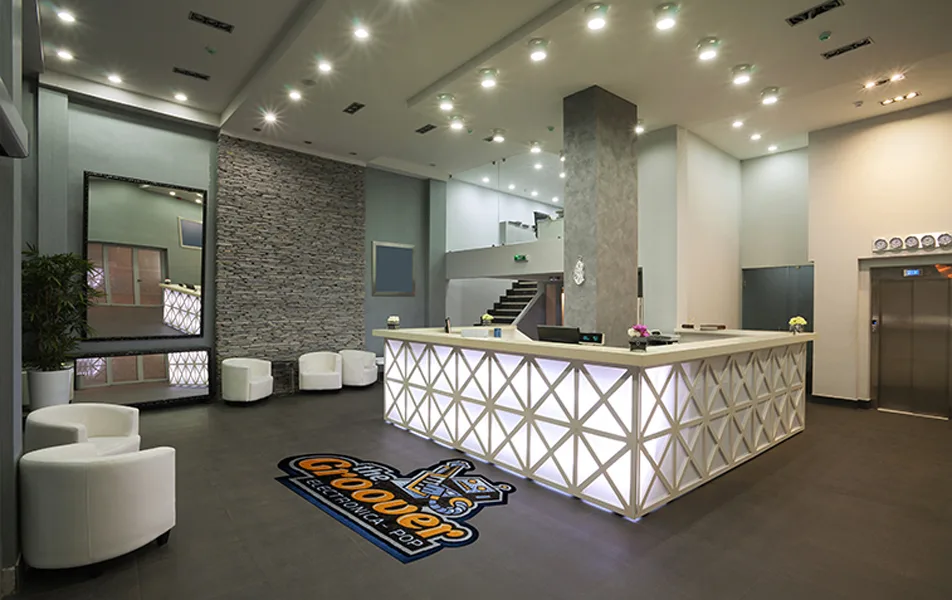Digiprint™ HD Recycled PETCustom Shapes Logo Mat (4'x6')