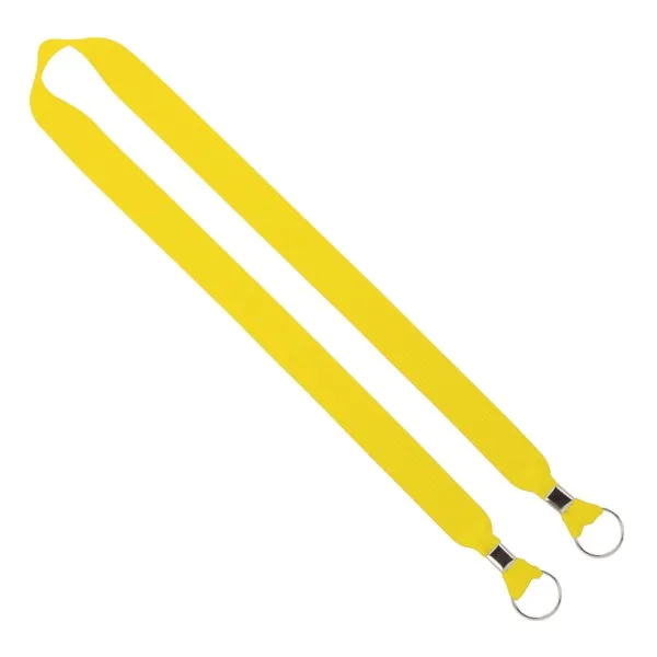 IMPORT Rush 1" Polyester 2-Ended Lanyard with Dual Silver Crimps & Split-Rings view 3