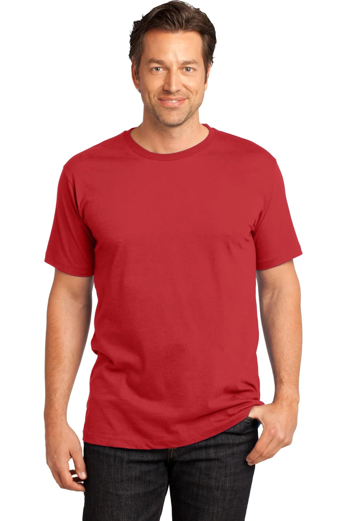 Classic Red Blank Front Lifestyle View