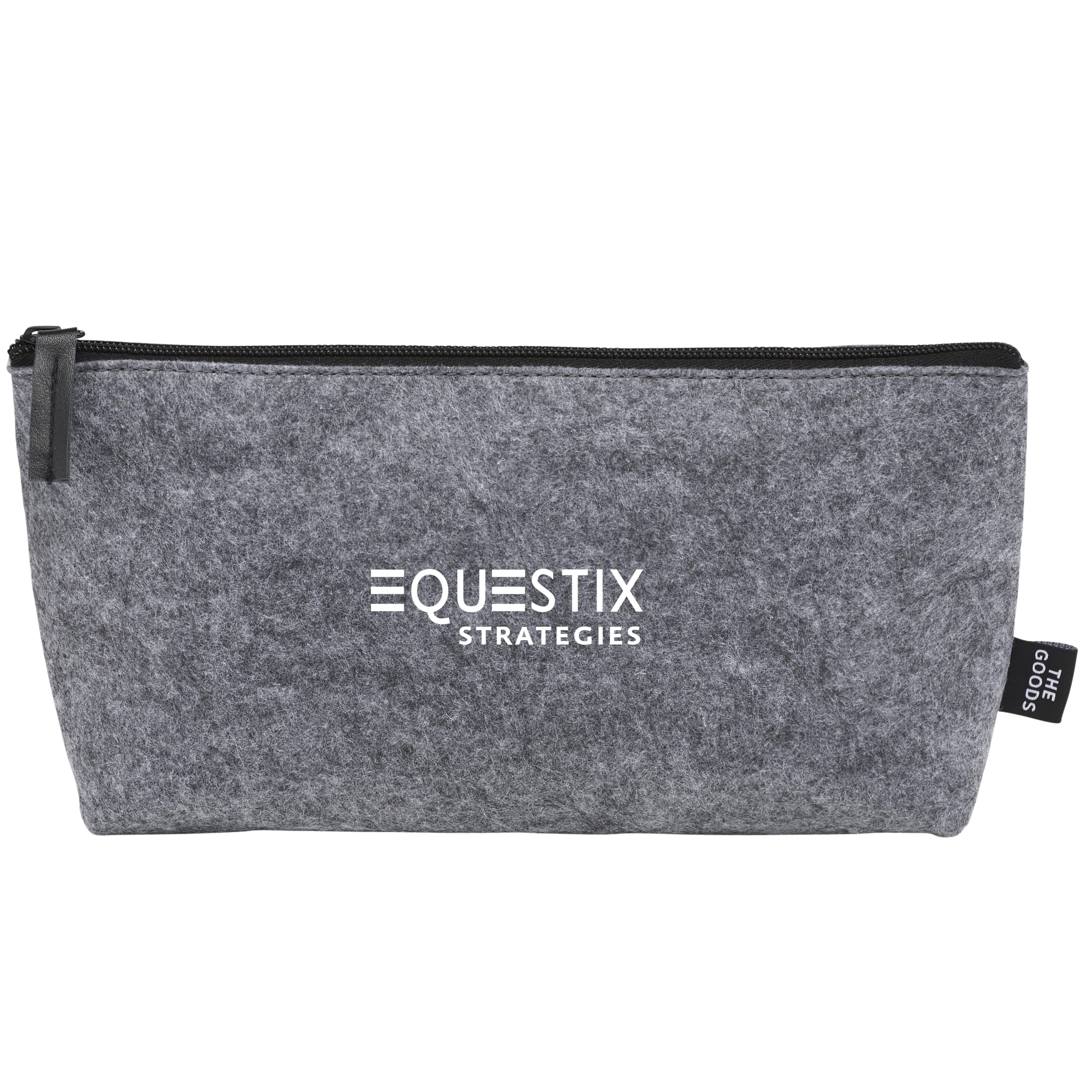 THE GOODS™ Recycled Felt Zippered Pouch