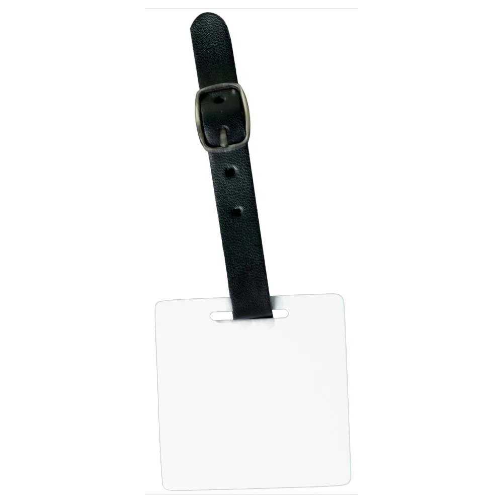 Square Metal Bag Tag view 2