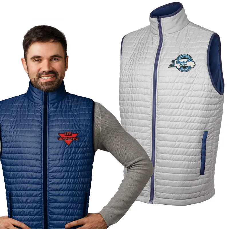 Unisex Puffer Vest - 100% Polyester (Ocean, 10-11 Weeks)