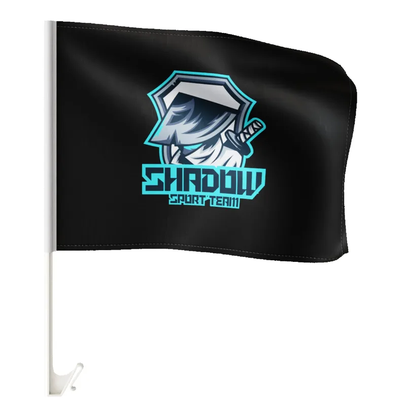 1 Ply Car 12"x16" Flag - Digital Full Color