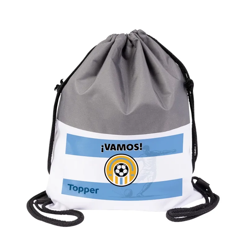 Soccer Sublimated Drawstring Bag view 3