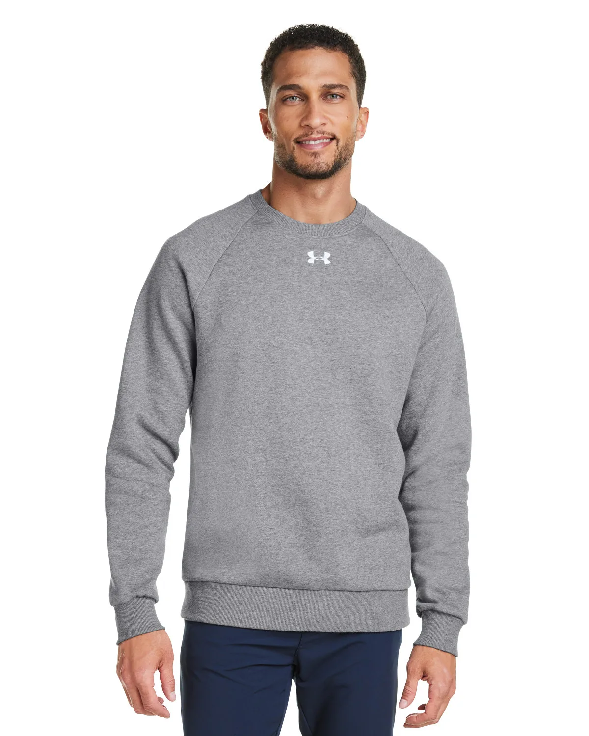 UNDER ARMOUR Men's Rival Fleece Sweatshirt view 2