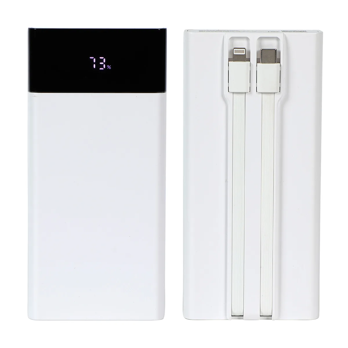 Pemberley 65W 20000mAh Power Bank for Laptops with Built-In Cables view 2