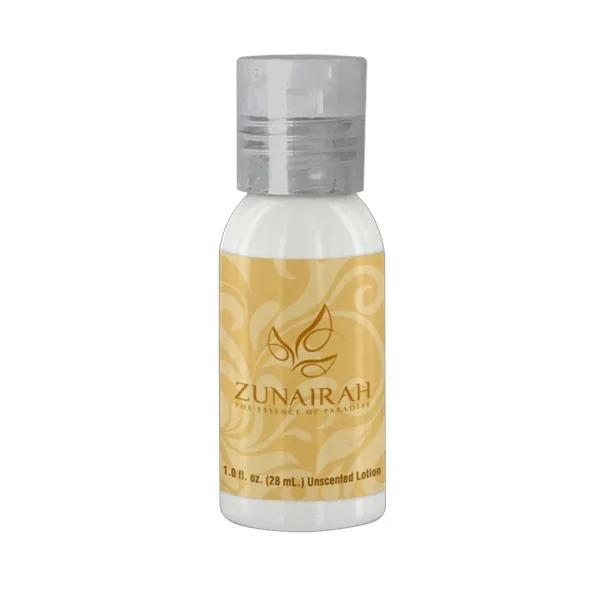1 oz Lotion in Clear Round Bottle