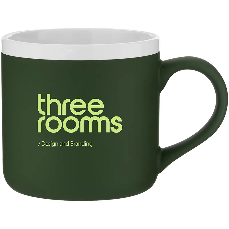 12 oz Elara Ceramic Mug (Forest Green)