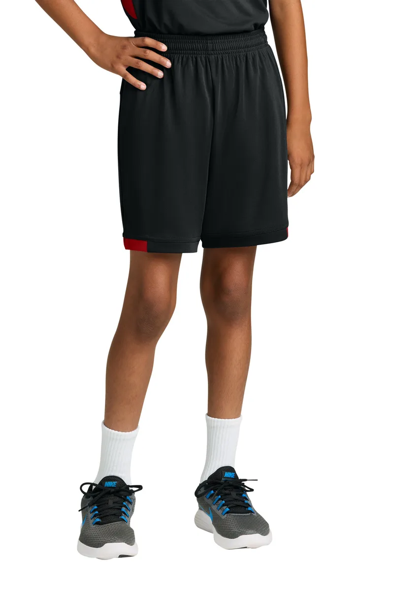 Sport-Tek® Youth Club 5" Short view 3
