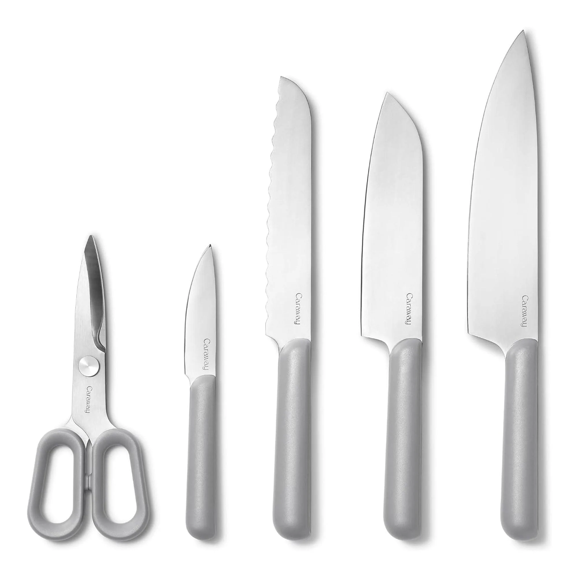 Caraway 5Pc Knife Set Gray