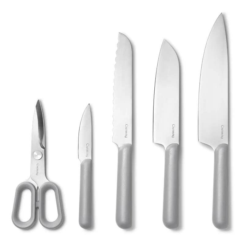 Caraway 5Pc Knife Set Gray