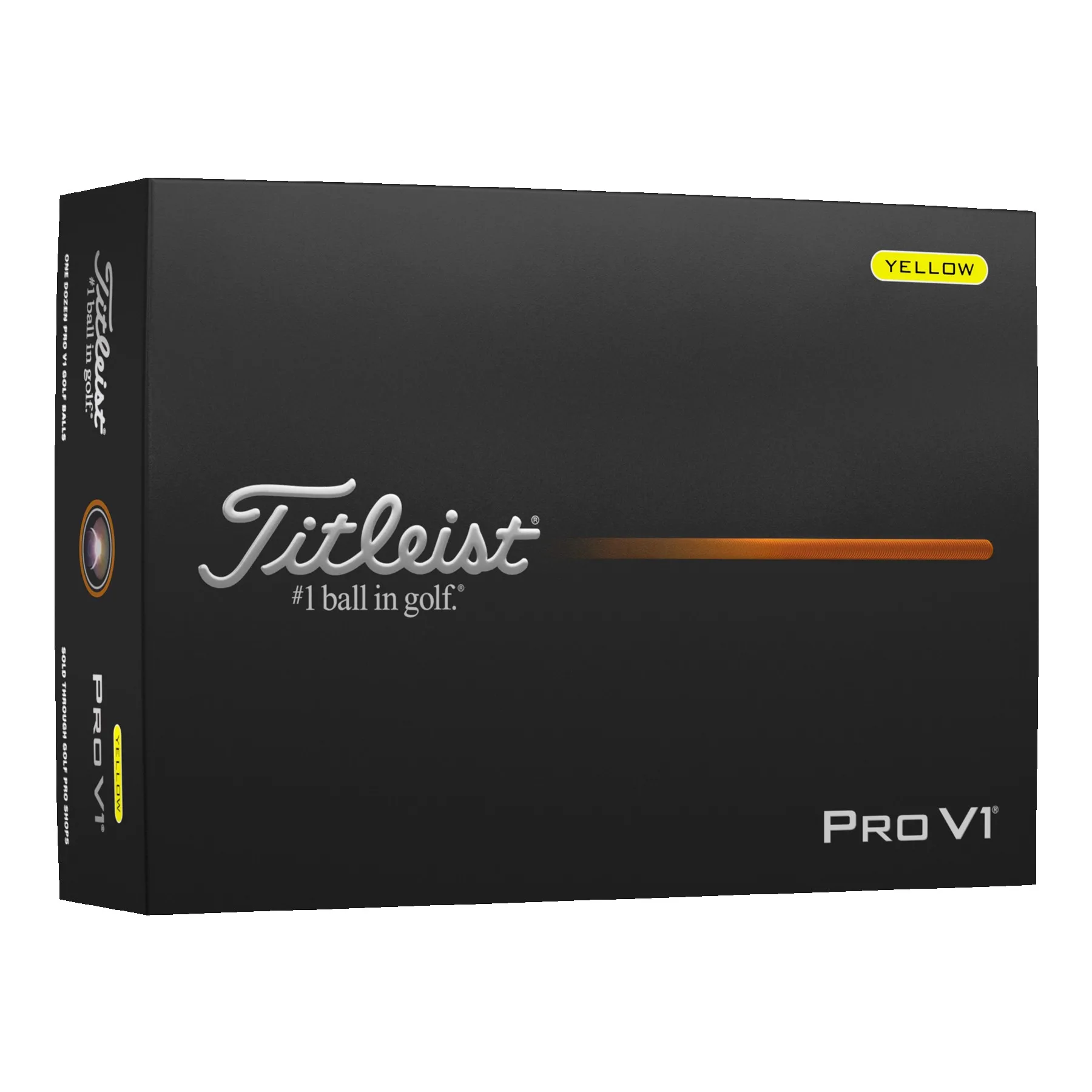 Titleist Pro V1 Golf Balls - Yellow