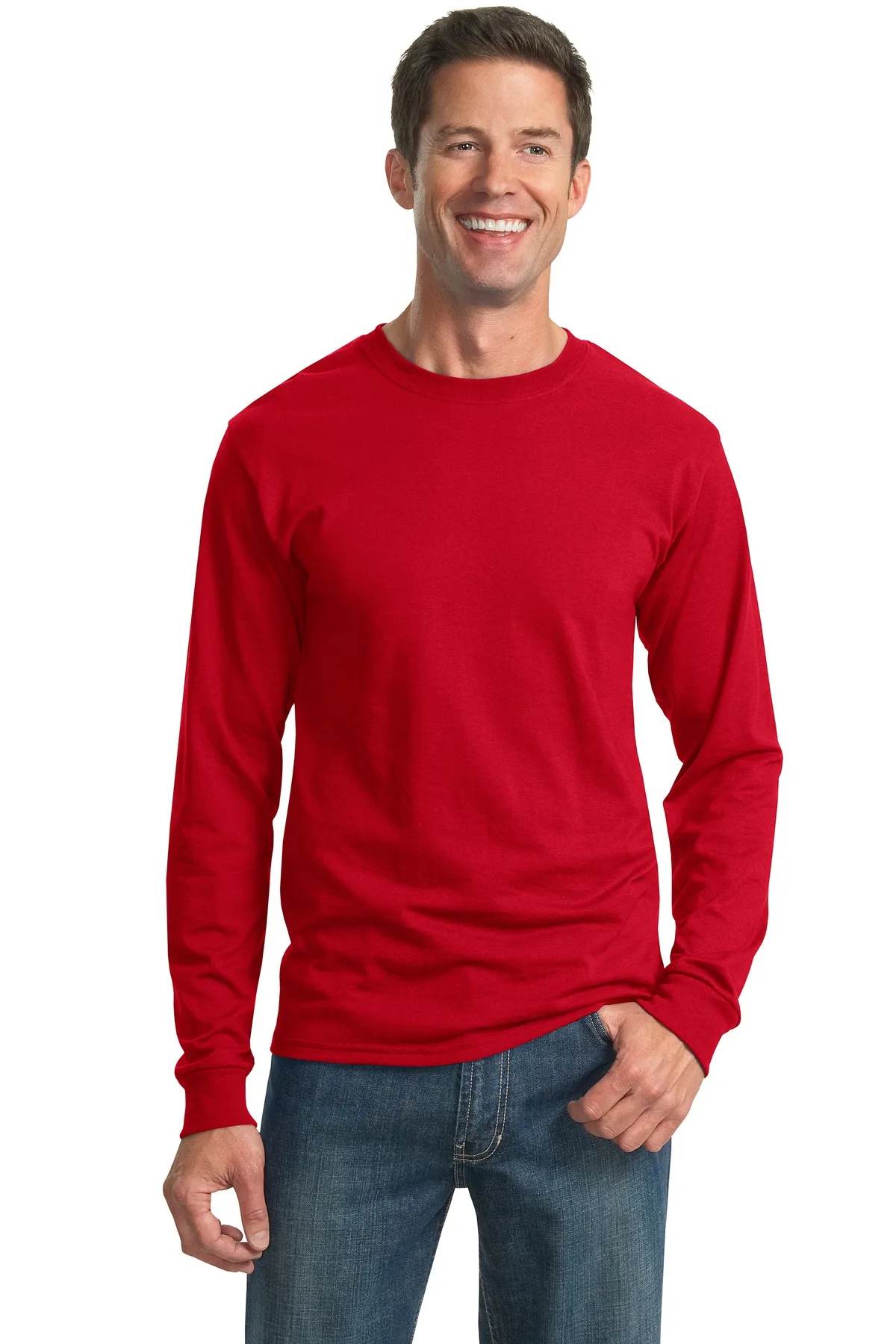 Jerzees® - Dri-Power® 50/50 Cotton/Poly Long Sleeve T-Shirt. view 6