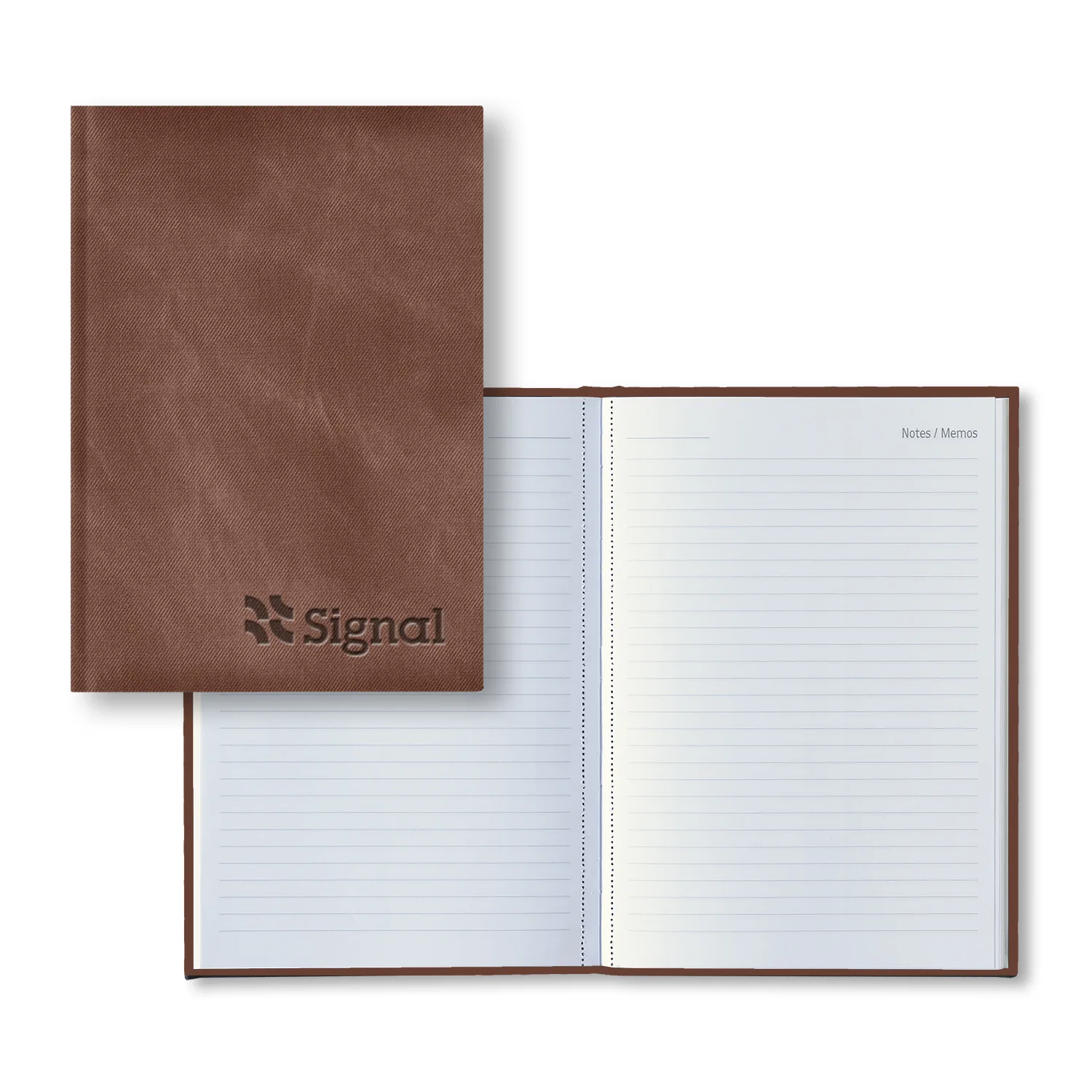 Castelli Lovere Medio Lined White Perf Page Notes & Memos Journal view 3