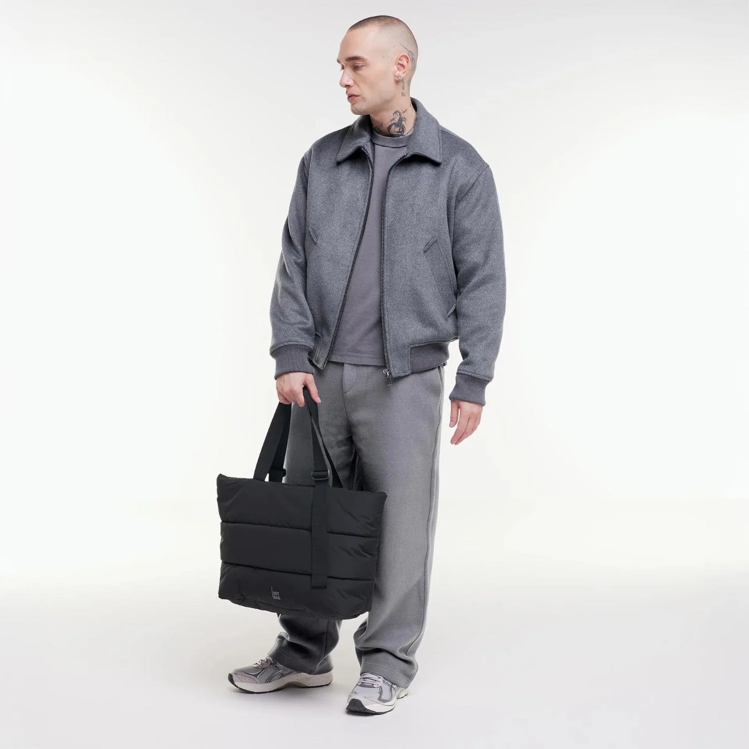 GOT BAG® Puffer - GOTS Certified Ocean Plastic Tote Bag view 7
