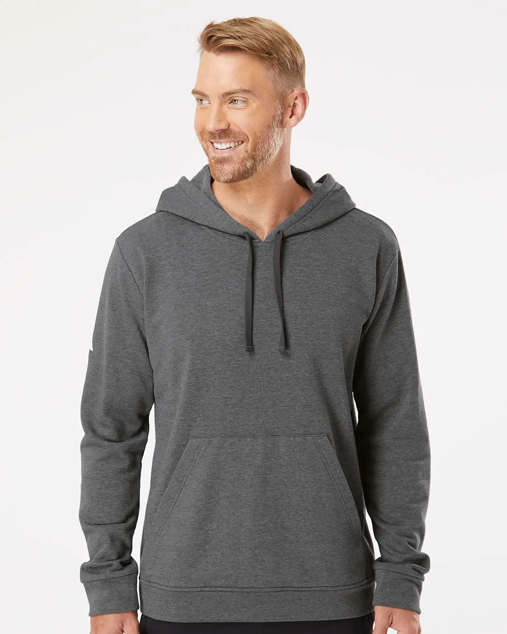Adidas® Fleece Hooded Sweatshirt view 4