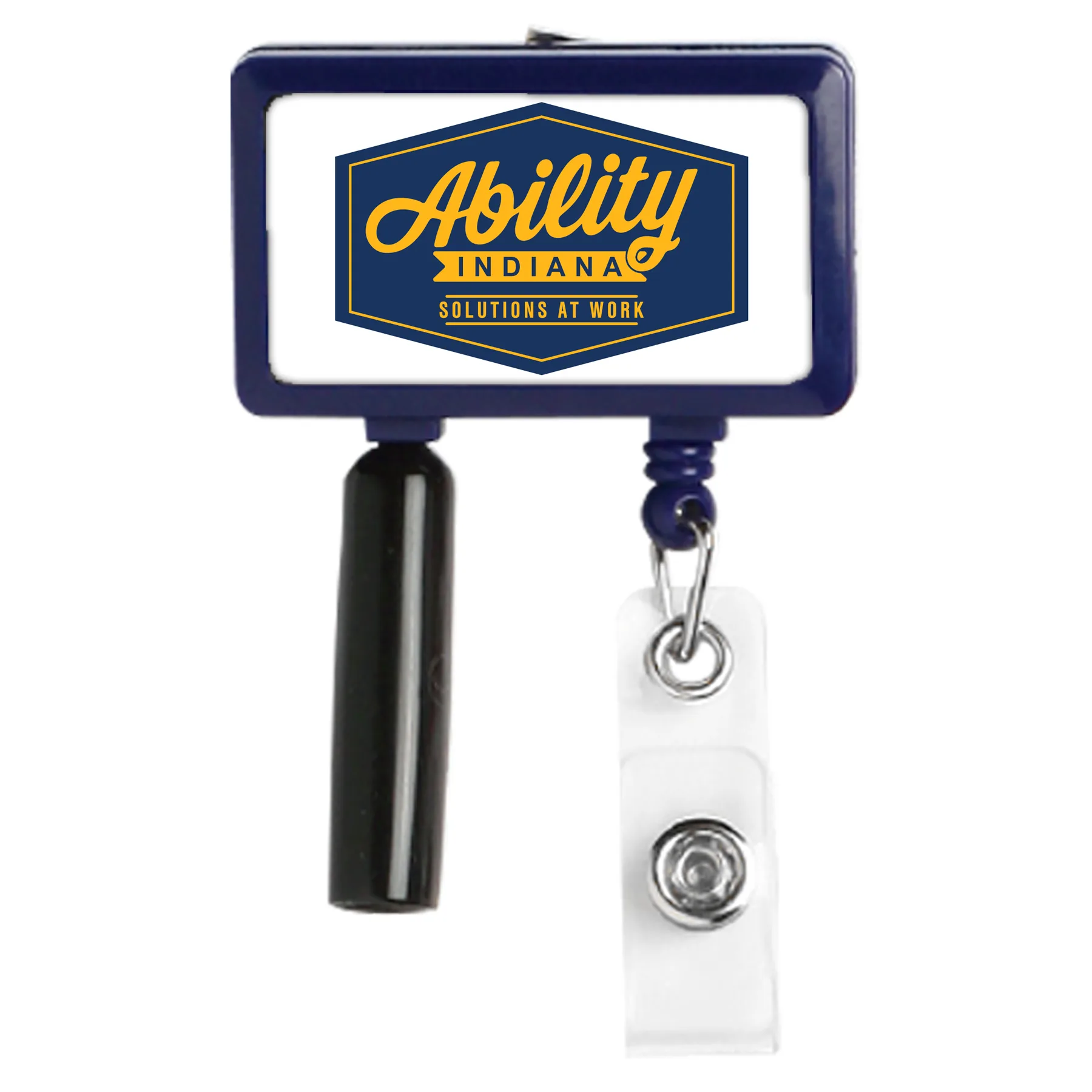 Jumbo Retractable Badge & Pen Reel view 5