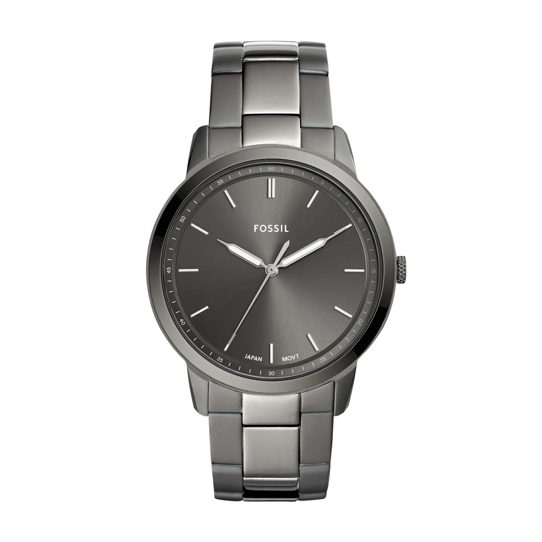 Fossil Men's The Minimalist Three-Hand Smoke Stainless Steel Watch