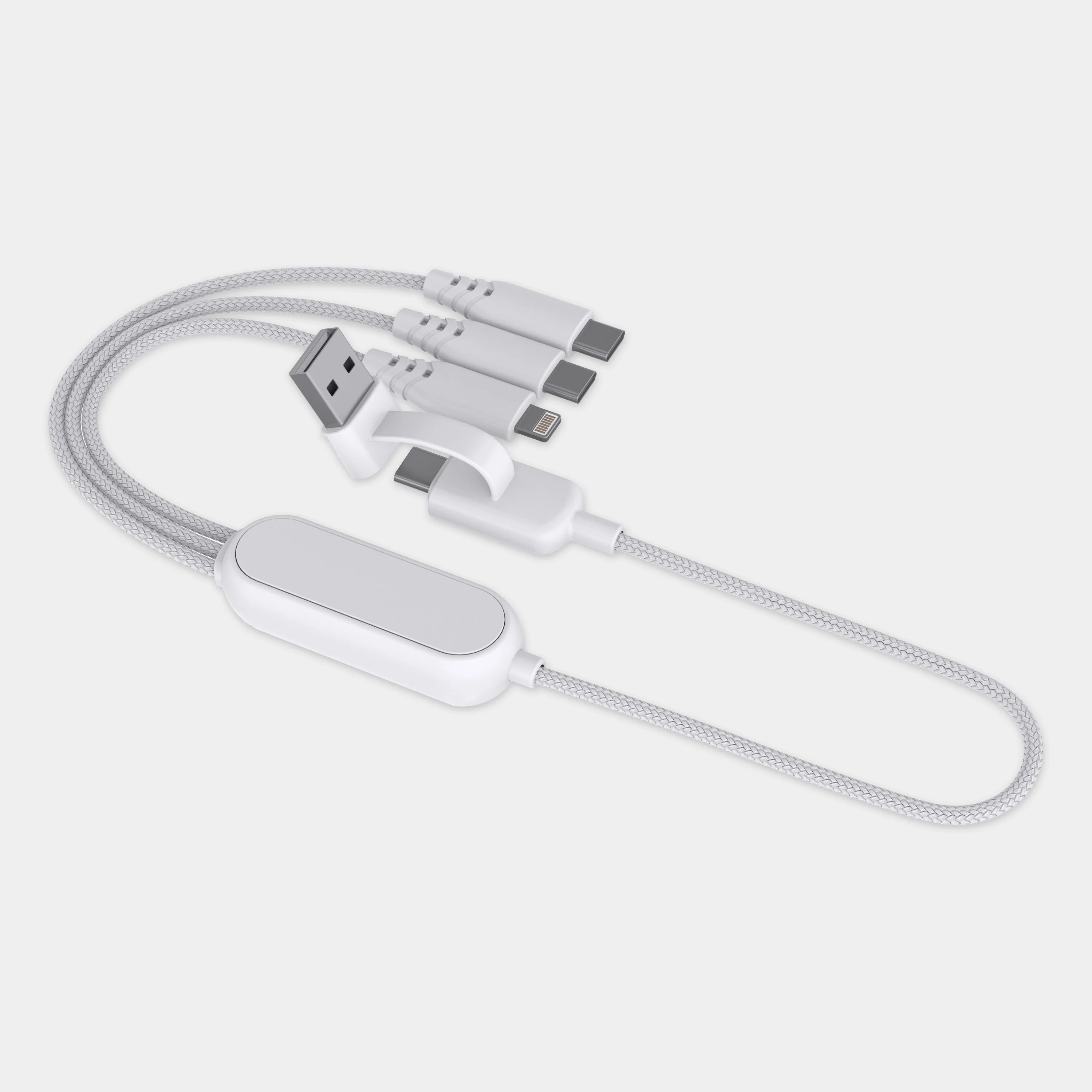 Leo - 100W Multi-Cable with USB-C and Lightning Adapters view 2