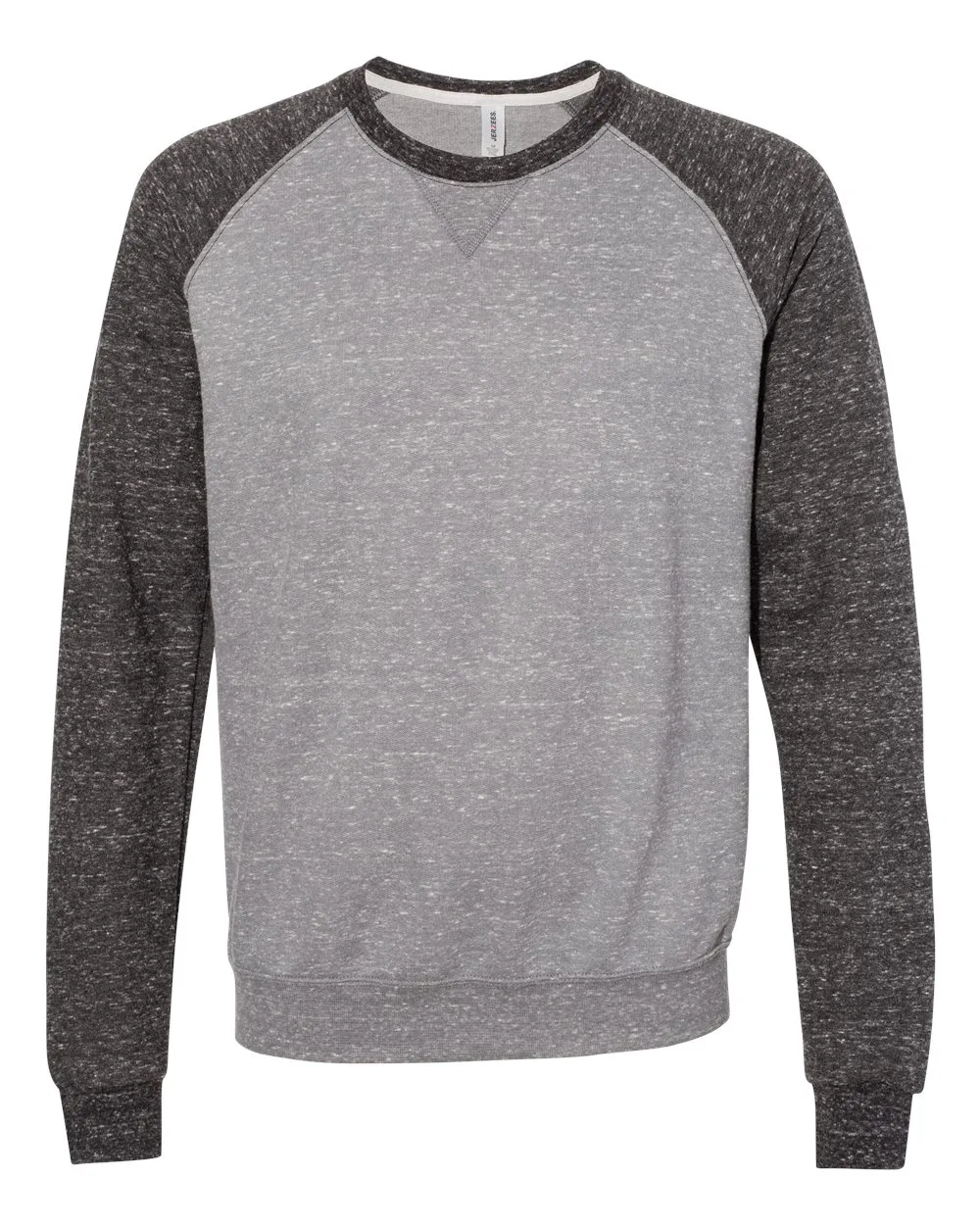 Jerzees® Snow Heather French Terry Crewneck Sweatshirt view 3