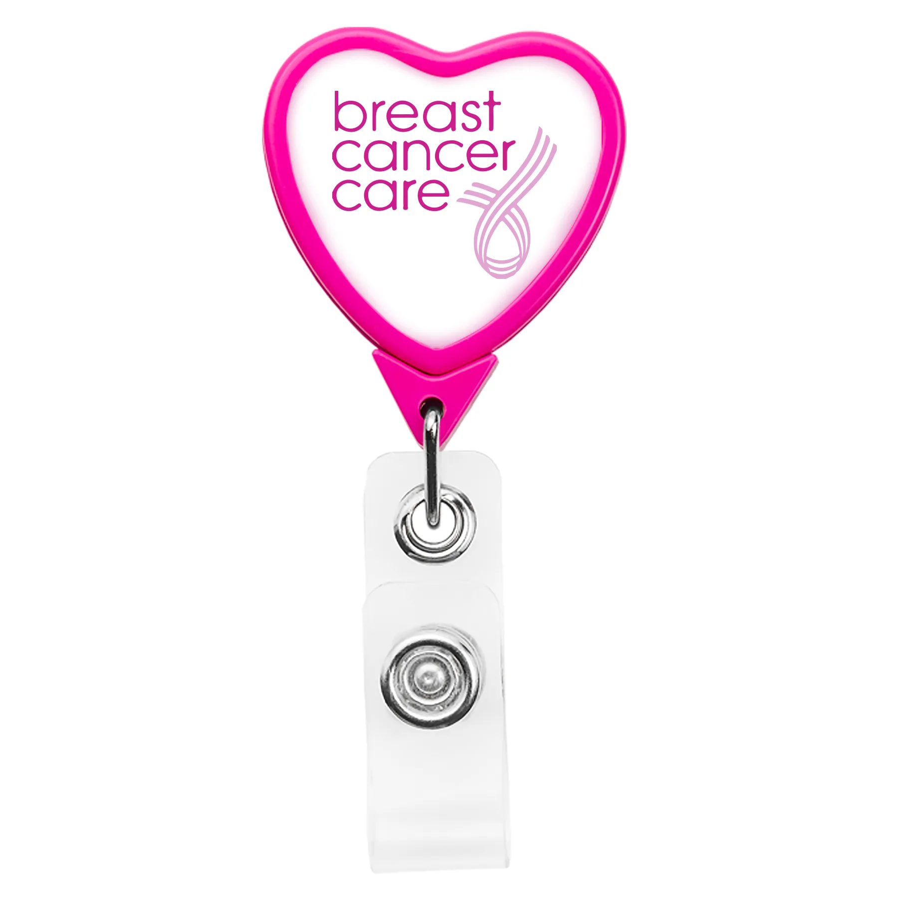 Heart Retractable Badge Reel view 4