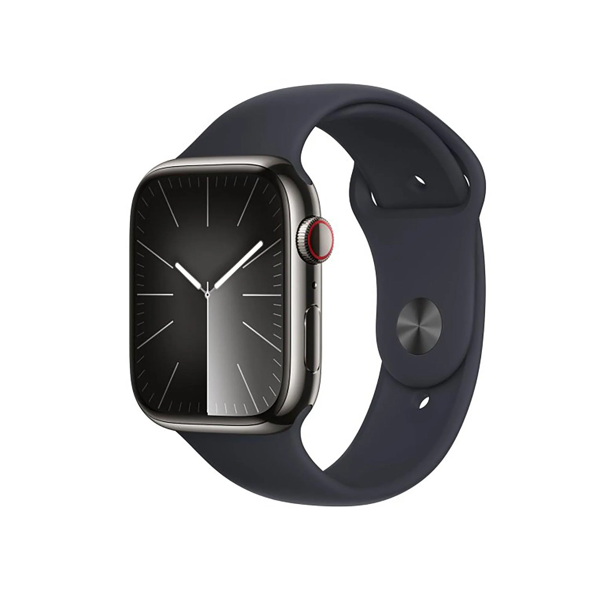 Apple Watch Series 9 Gps + Cell 41Mm Graphite Aluminum Case W/ Midnight S/M Sport Band
