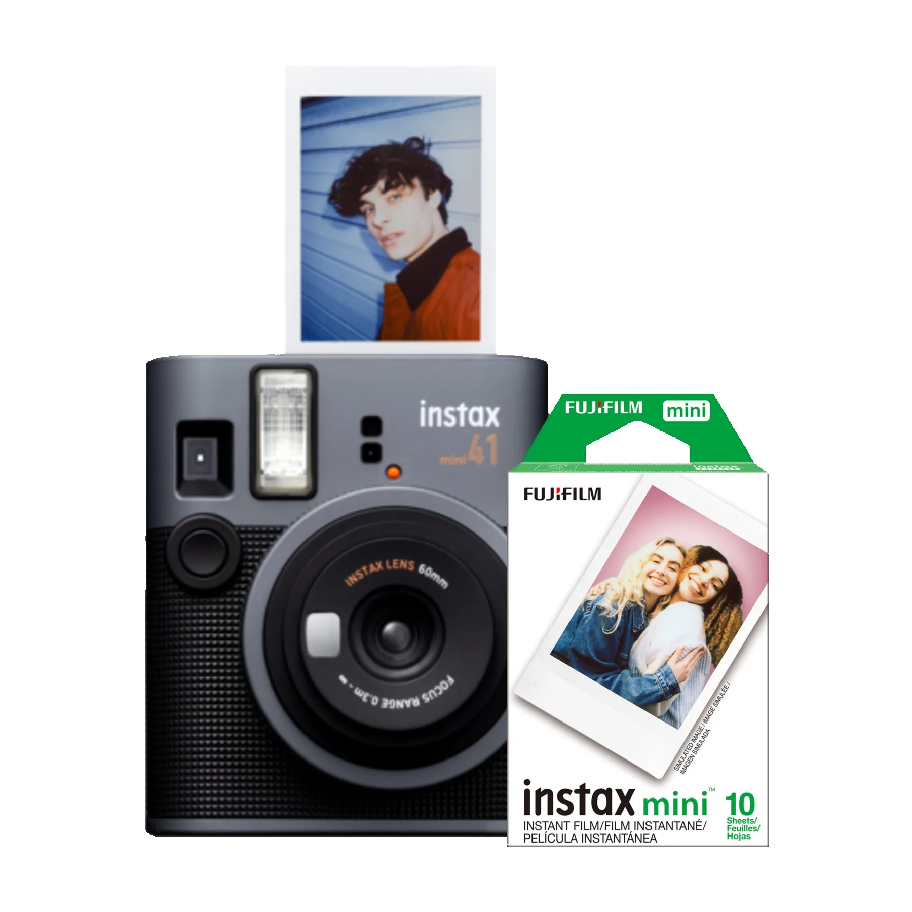 Fujifilm instax mini 41 Camera Bundle - Black