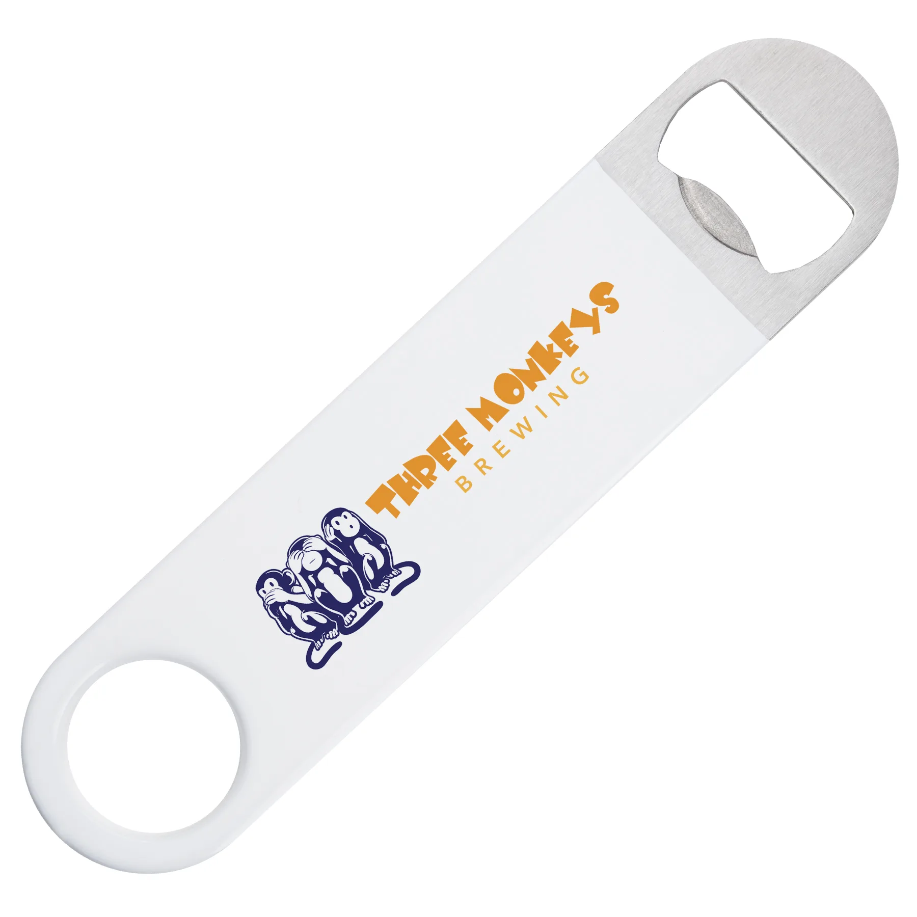 Wrapped Metal Paddle Bottle Opener view 5