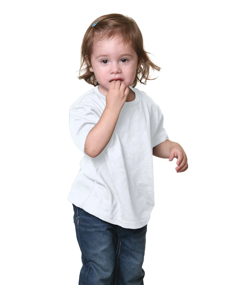 BAYSIDE Toddler USA Made Cotton T-Shirt view 5