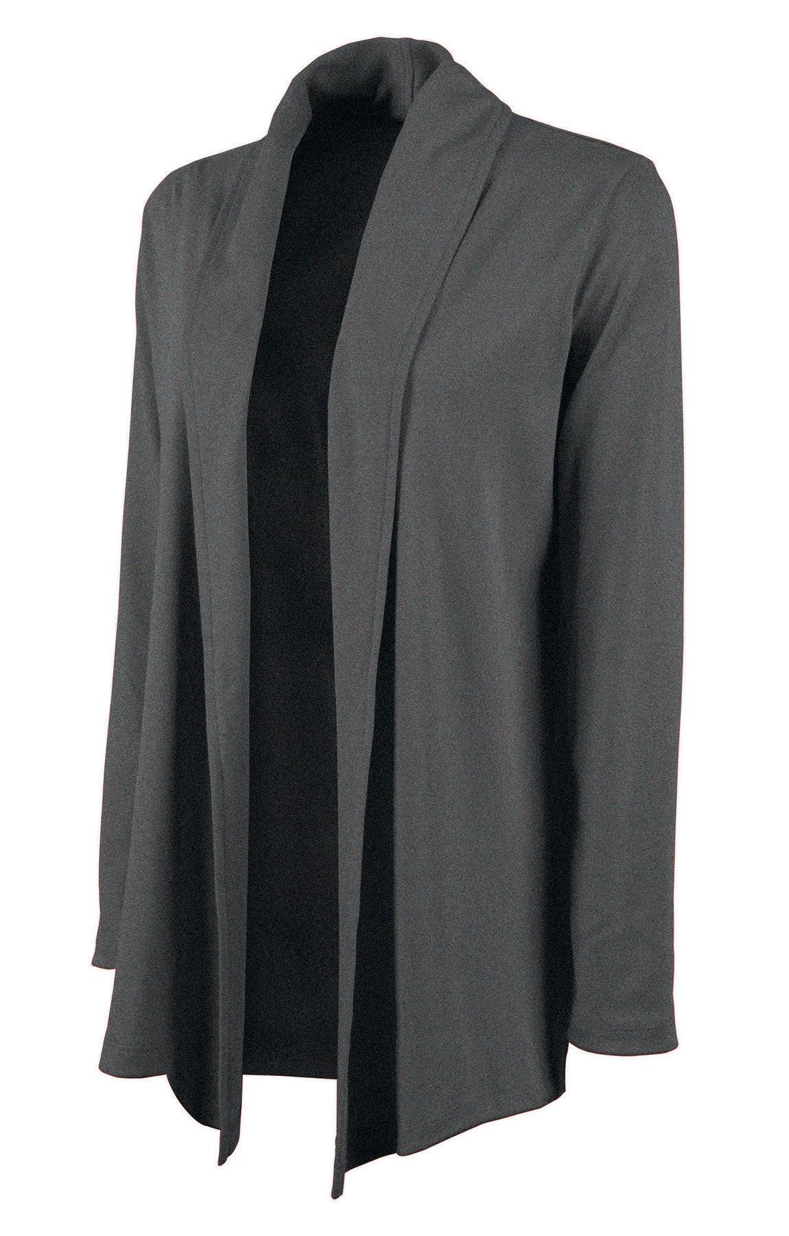 Dark Charcoal Gray Blank Front
