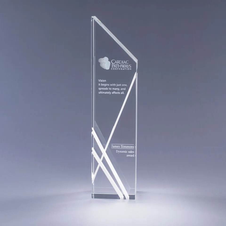 10.5" Perceptions Crystal Award