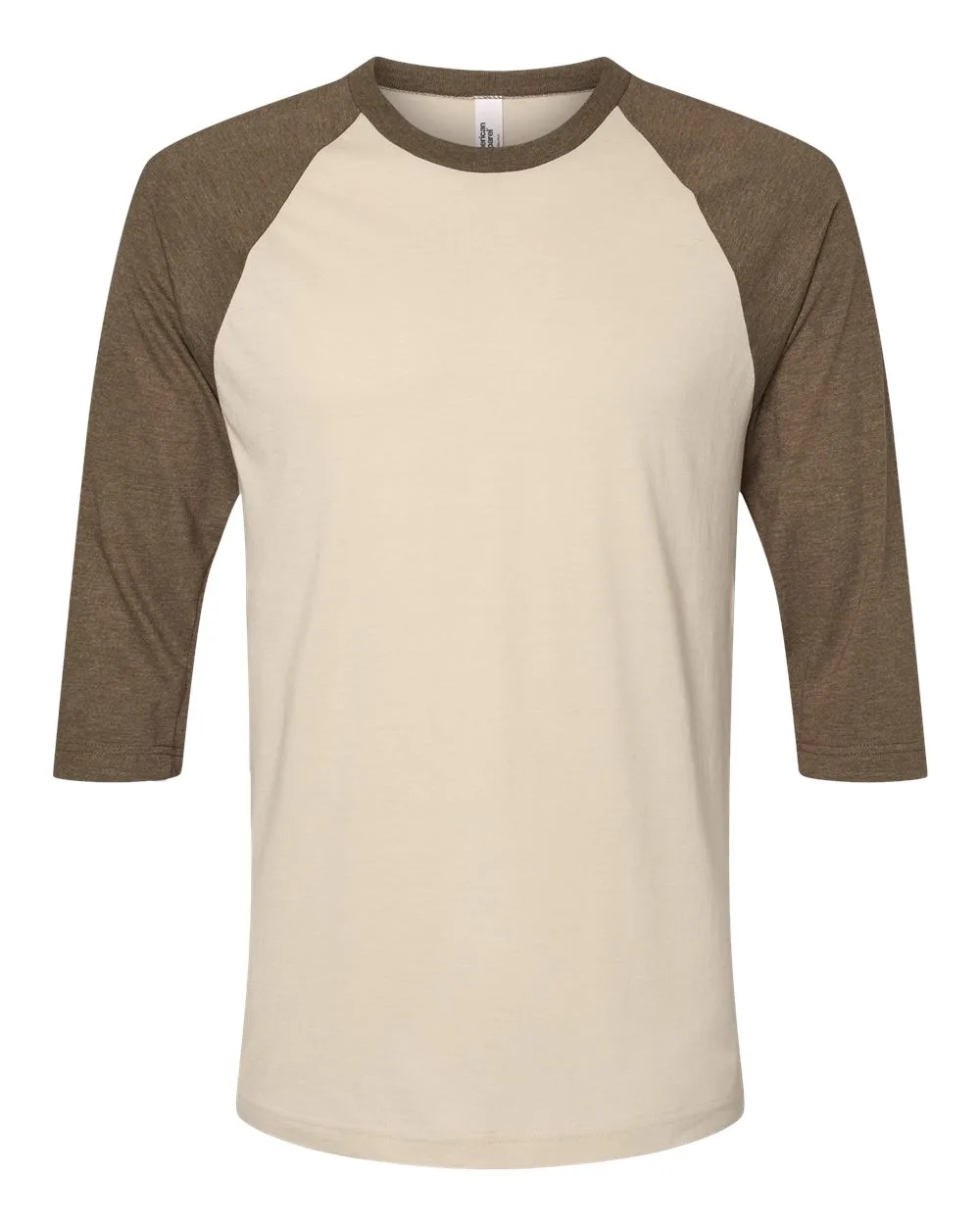American Apparel® Unisex CVC Raglan Tee Shirt view 3