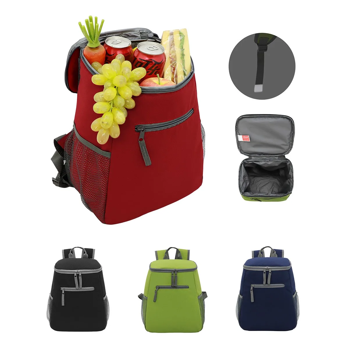 Cabana 20-Can Polyester Cooler Backpack view 2