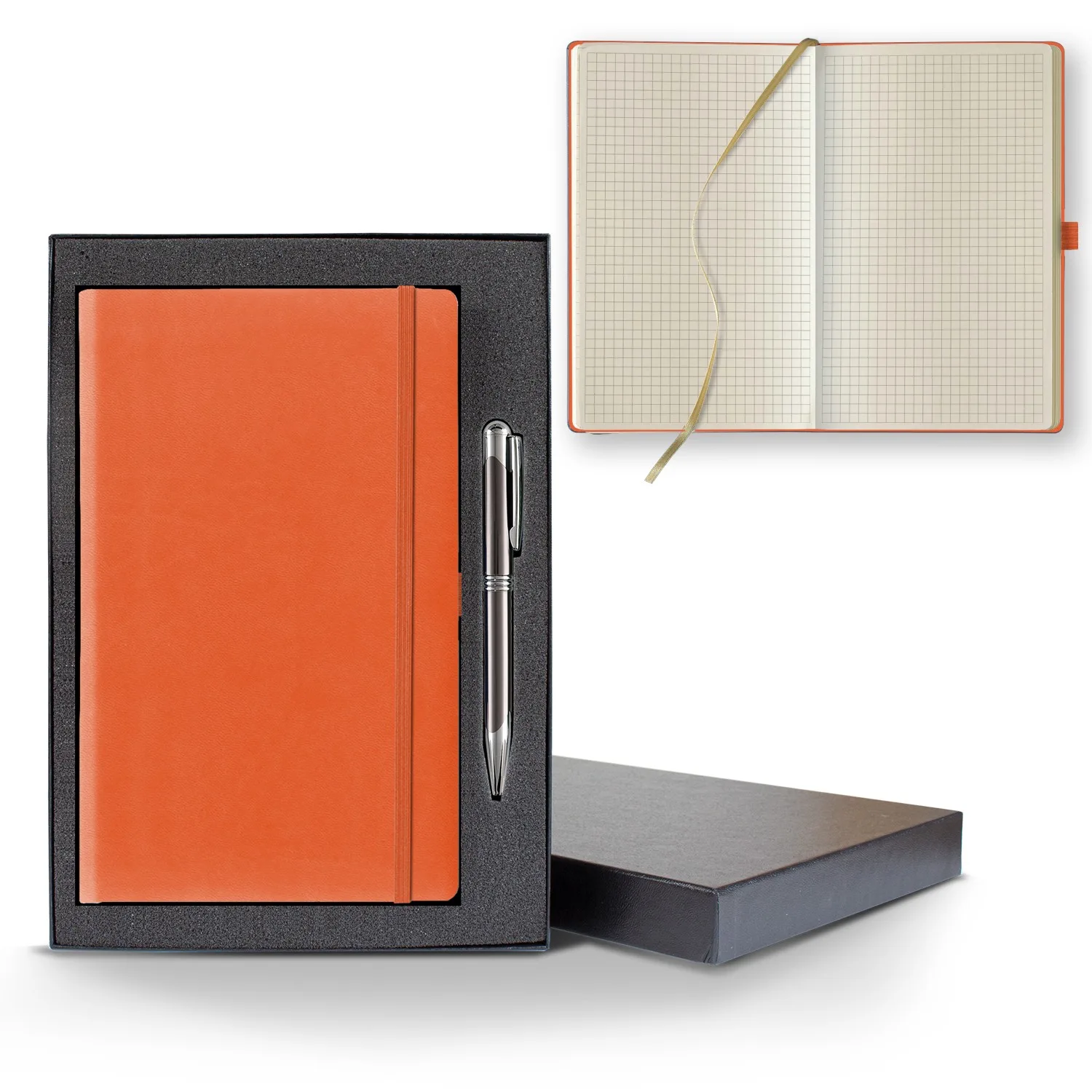 Castelli Tucson Medio Graph Ivory Page Journal Gift Set view 6