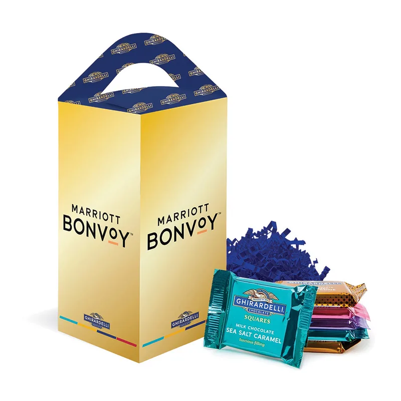 Tote Box with Ghirardelli Chocolate Squares