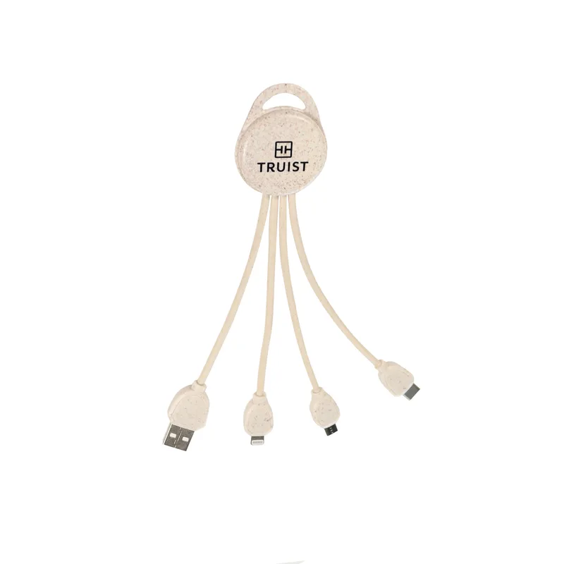 Wheat Straw 3-in-1 Charging Cable
