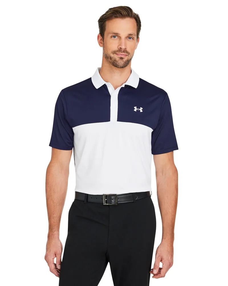 UNDER ARMOUR Men's Performance 3.0 Colorblock Polo view 3