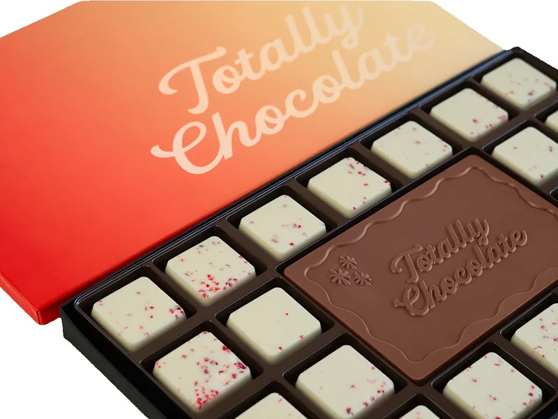 23-Piece Peppermint Bark Ensemble Gift Set with Classic Custom Packaging
