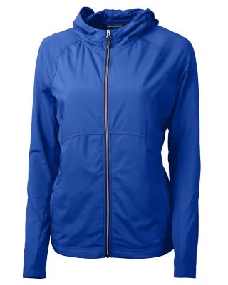 Cutter & Buck Adapt Eco Knit Hybrid Recycled Womens Full Zip Jacket view 5