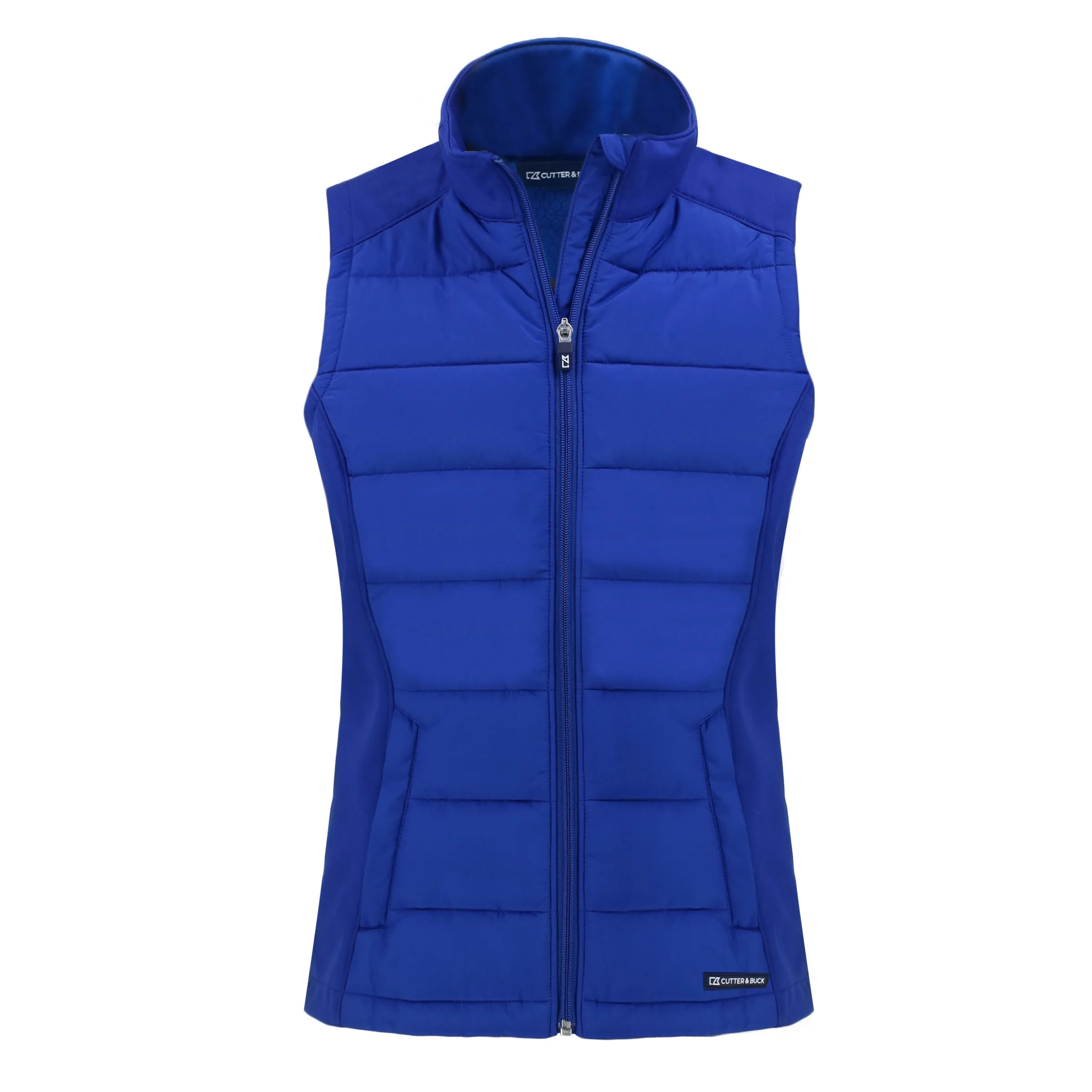 Cutter & Buck Evoke Hybrid Eco Softshell Recycled Womens Full Zip Vest view 5