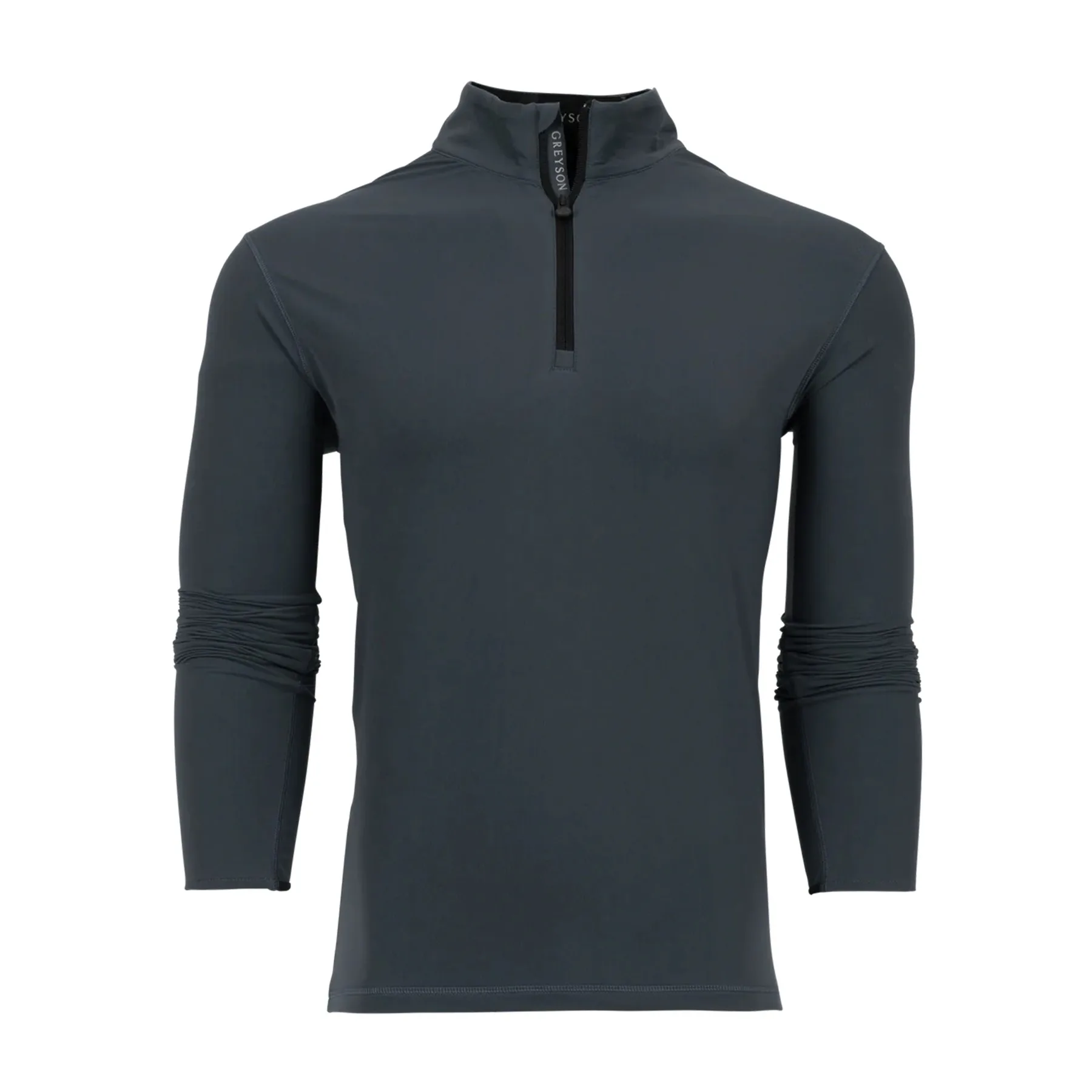 Greyson Tate Mock Neck Quarter-Zip - Stingray Grey